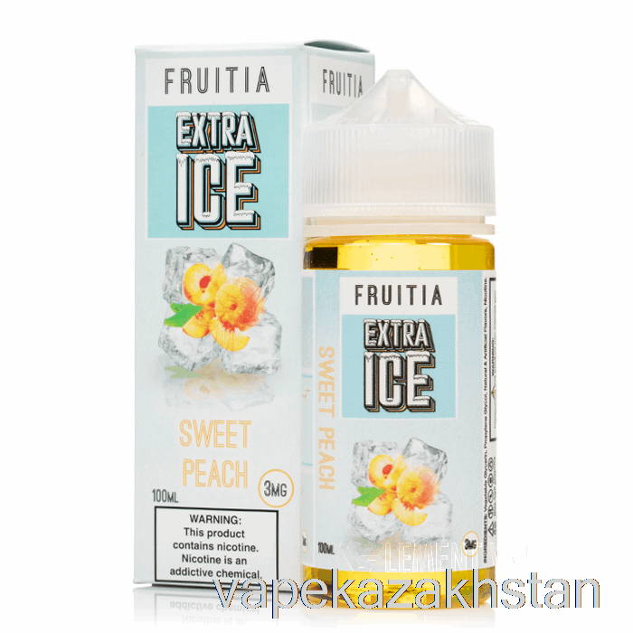 Vape Smoke Sweet Peach - Extra Ice - Fruitia - 100mL 3mg